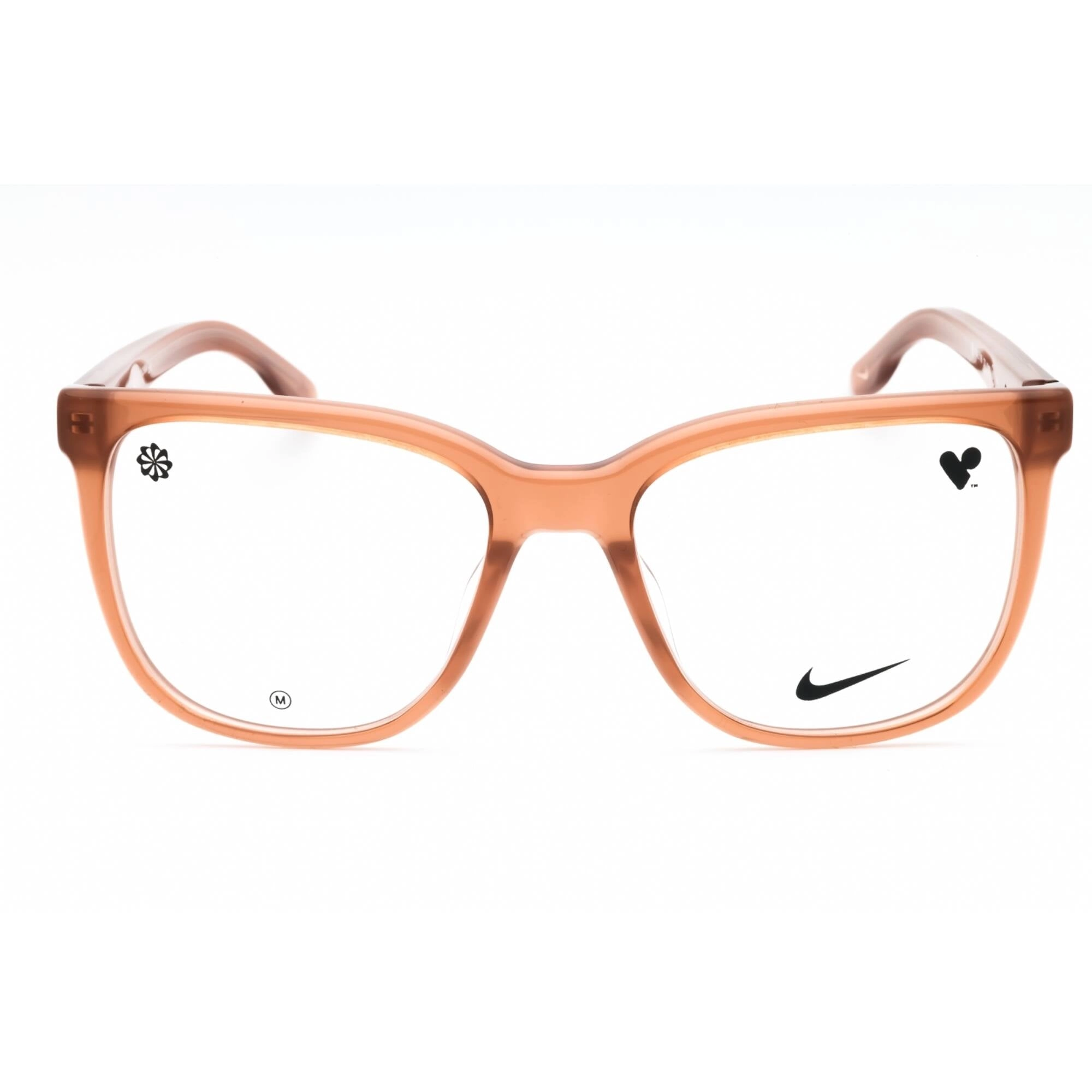Nike Women's Eyeglasses - Milky Warm Sand Laminate Full Rim Frame | NIKE 7166 272