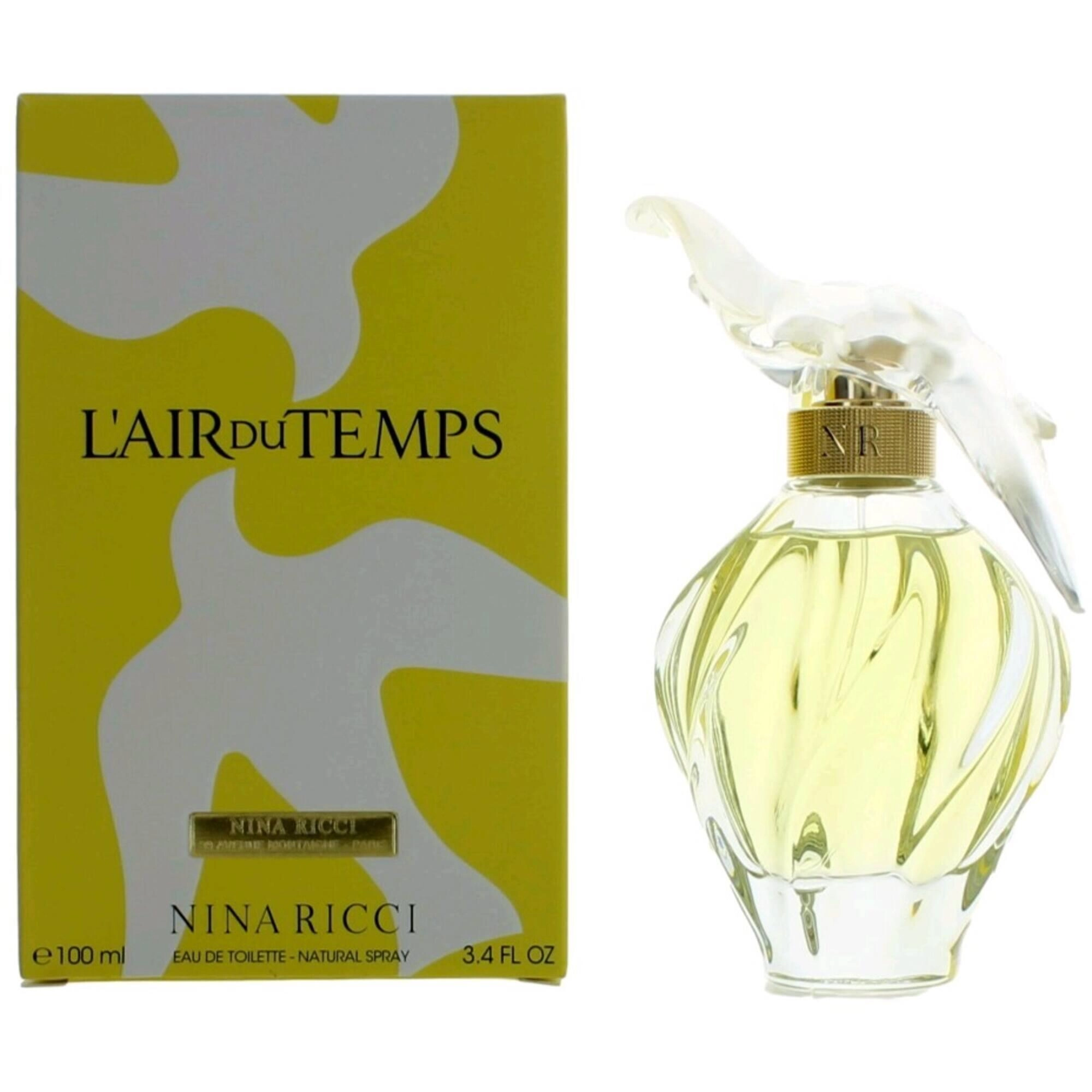 Nina Ricci Women's EDT Spray - L'air du Temps Refined, Floral Fragrance Notes, 3.4 oz