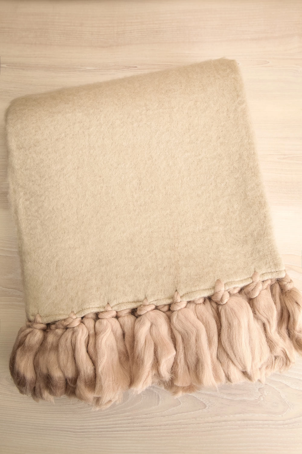 Oslo Throw Taupe | Cozy Blanket