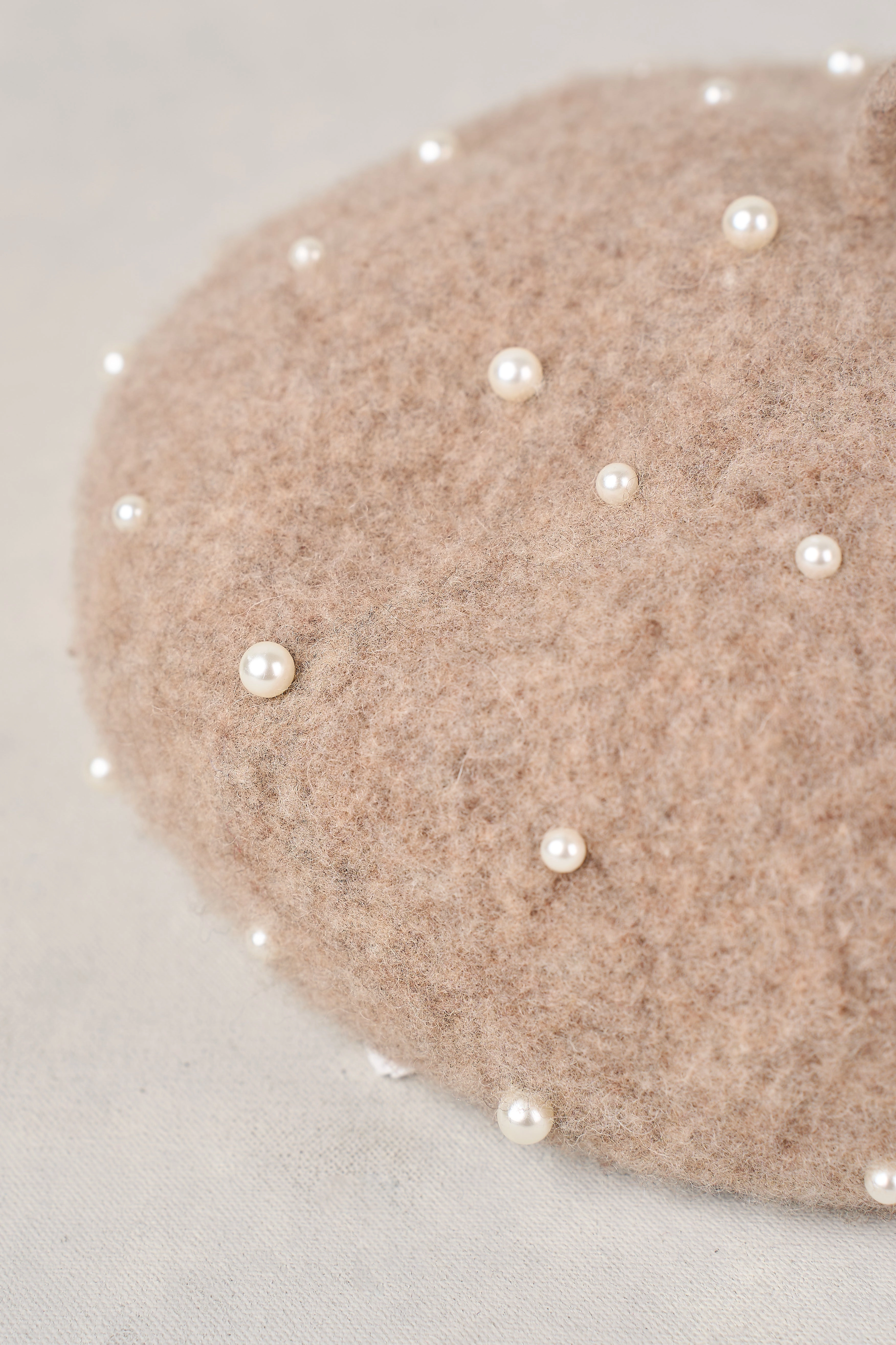 Pearl Beret - Taupe Marle