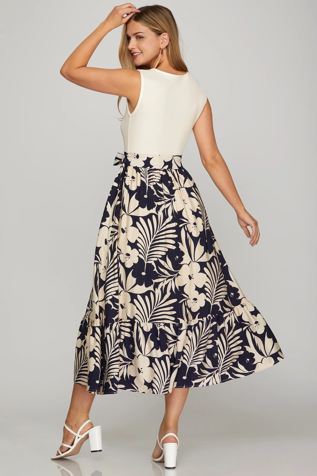 PRE-ORDER: Warm Welcome Dress in Navy