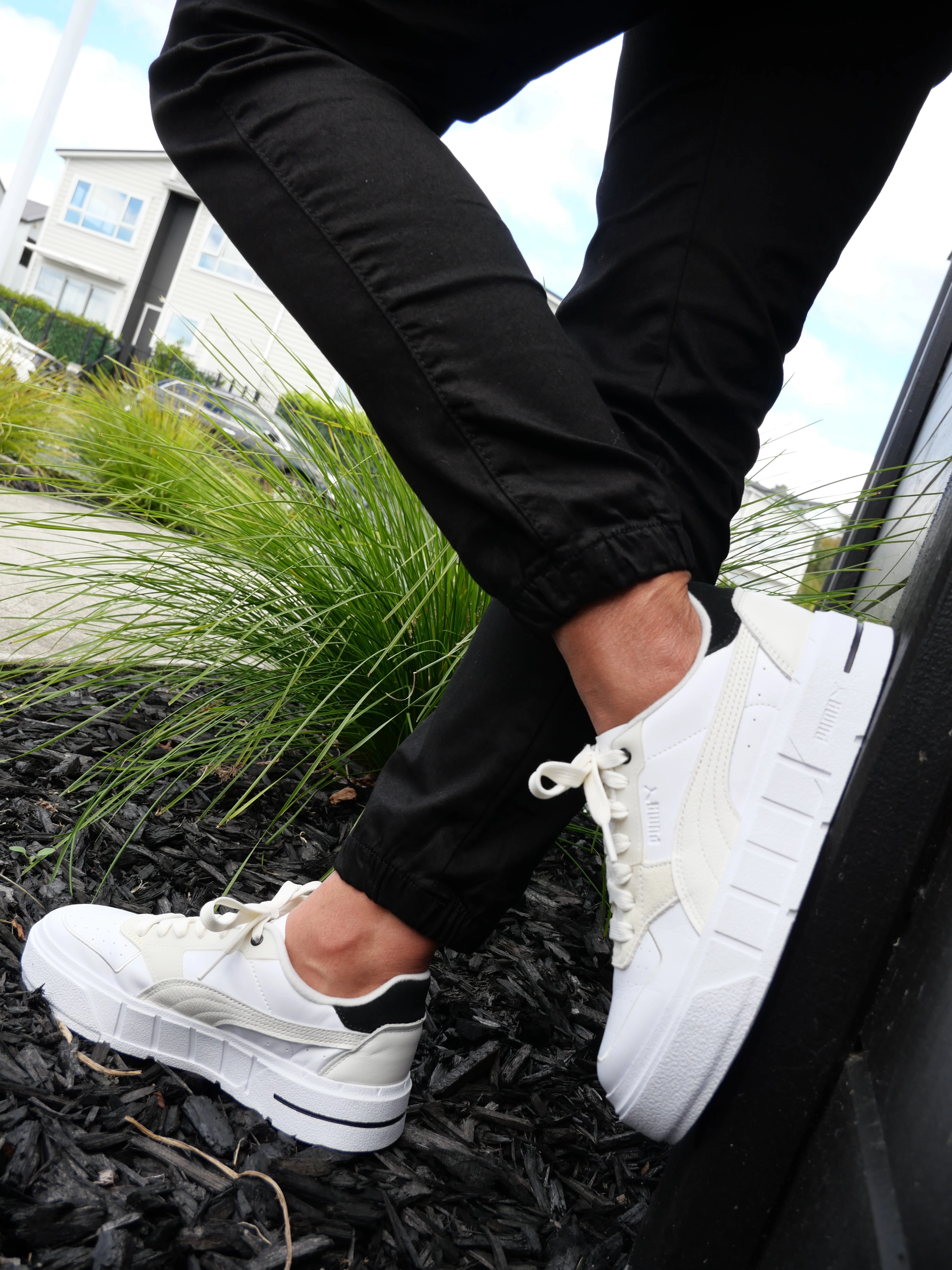 Puma Cali Court Pure Luxe Womens Black Warm White