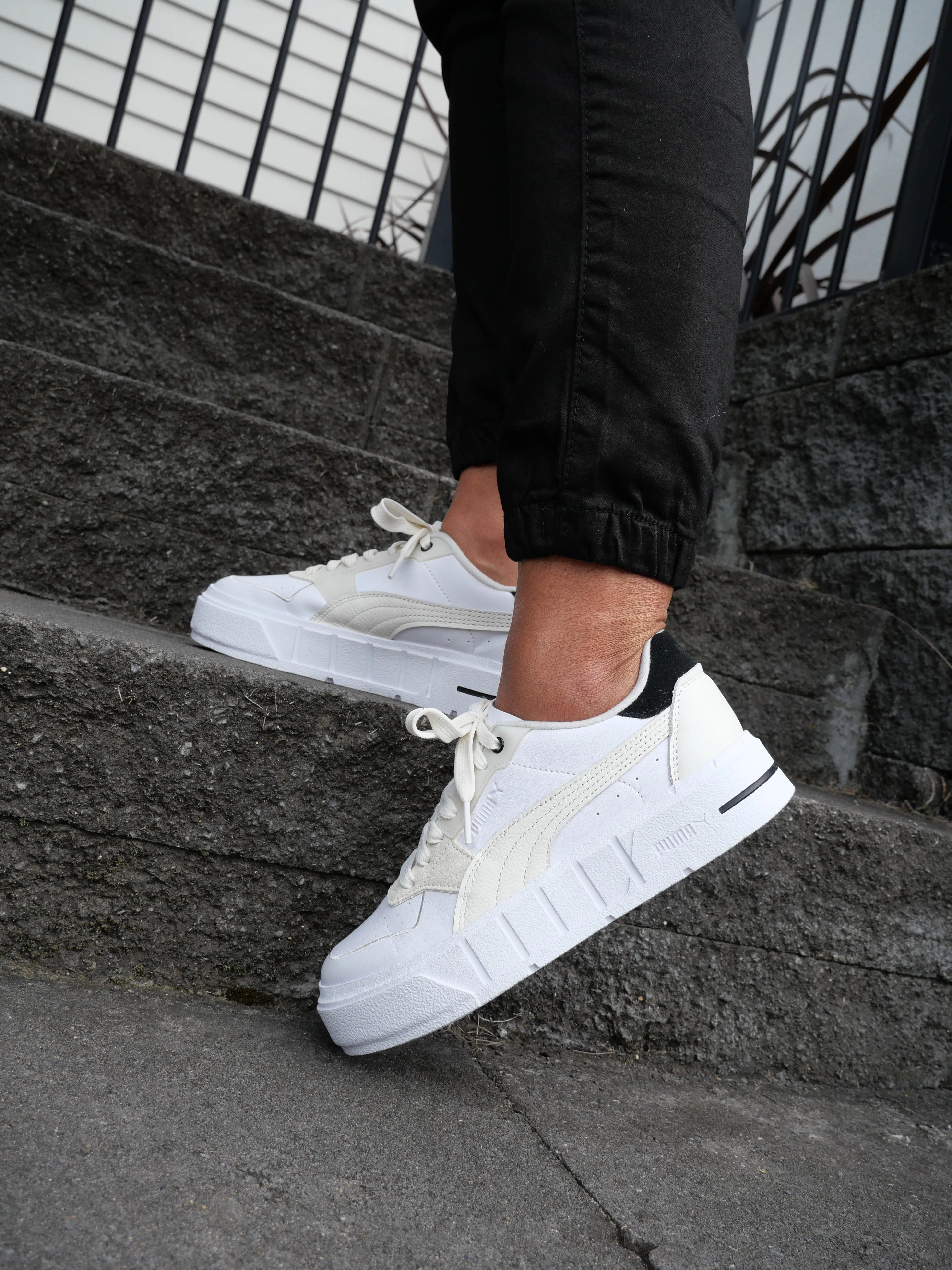 Puma Cali Court Pure Luxe Womens Black Warm White