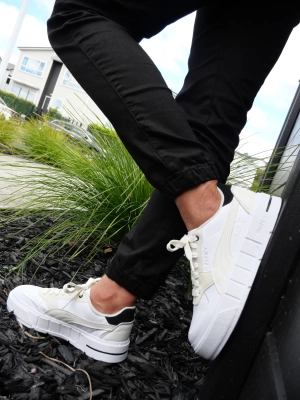 Puma Cali Court Pure Luxe Womens Black Warm White
