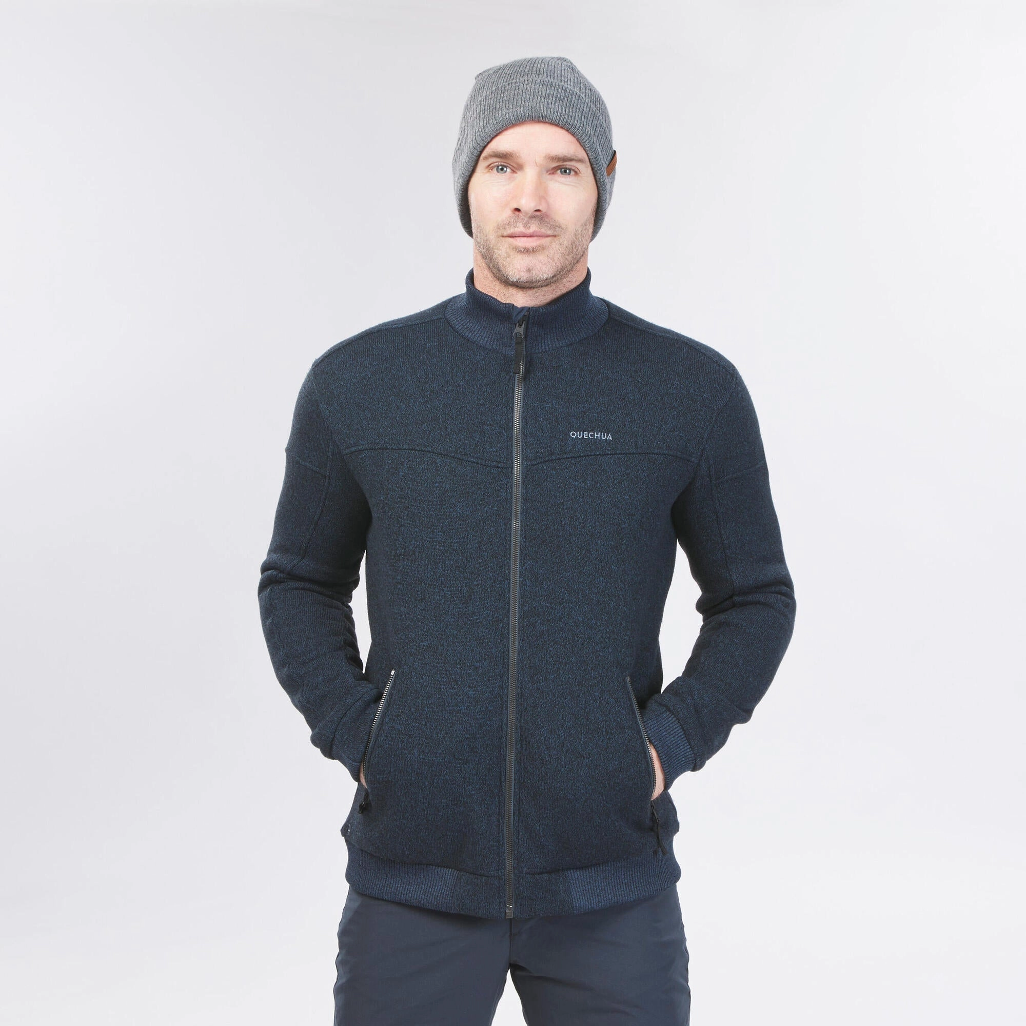 Quechua Men's SH100 Fleece Winter Jacket