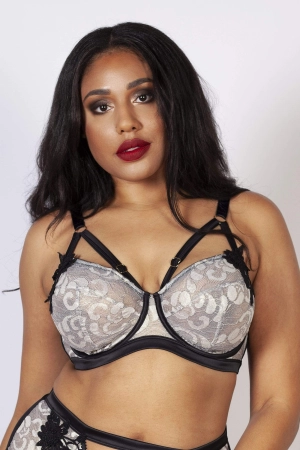 Renee Embroidered Underwired Bra B - H