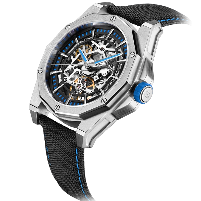 Seagull Watch | Trendy Edgy Skeleton Polygonal Automatic Watch 43mm