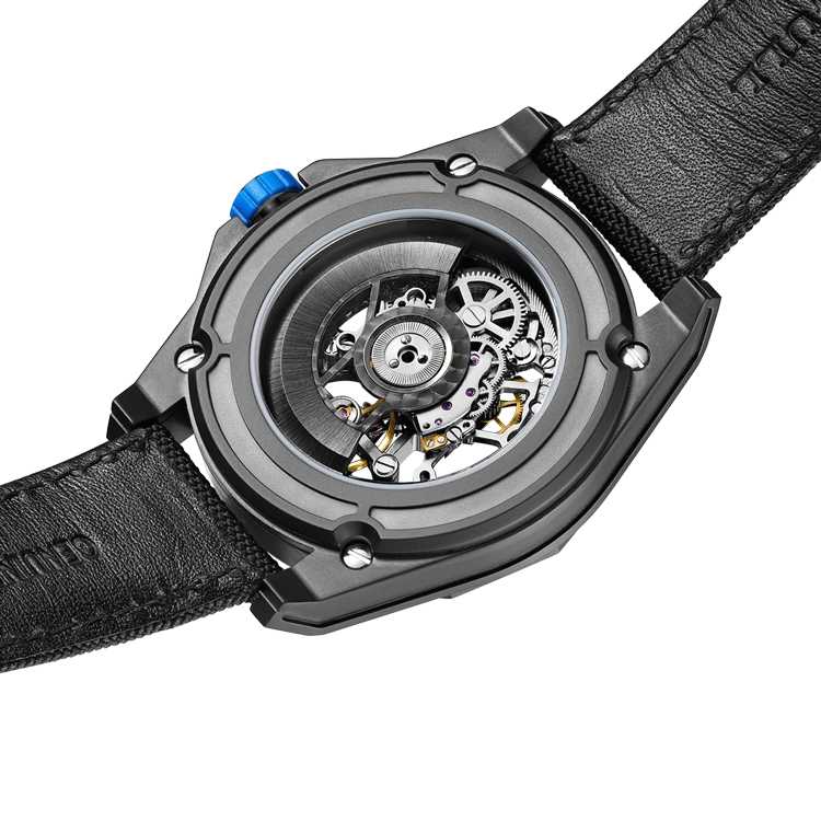 Seagull Watch | Trendy Edgy Skeleton Polygonal Automatic Watch 43mm