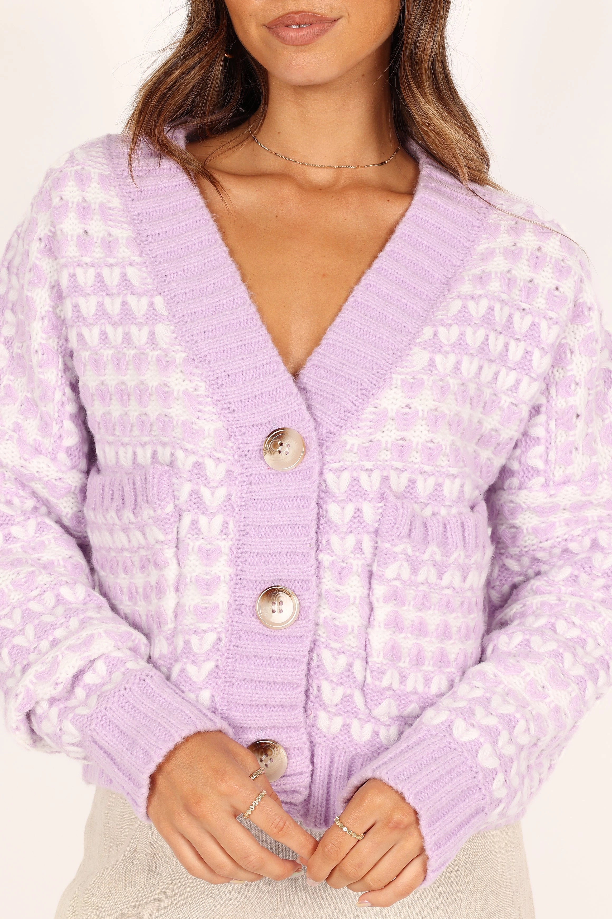 Selena Cardigan - Lilac