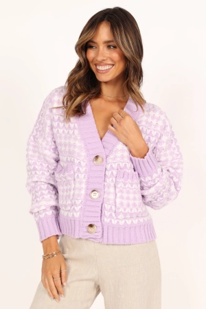 Selena Cardigan - Lilac
