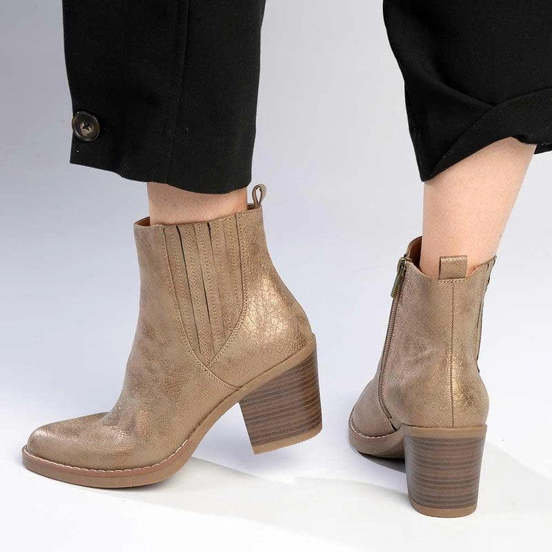 Soft Style by Hush Puppies Karen Ankle Boot - Bronze