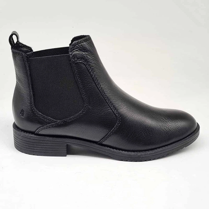 Soft Style by Hush Puppies Sedi Leather Ankle Boot - Black