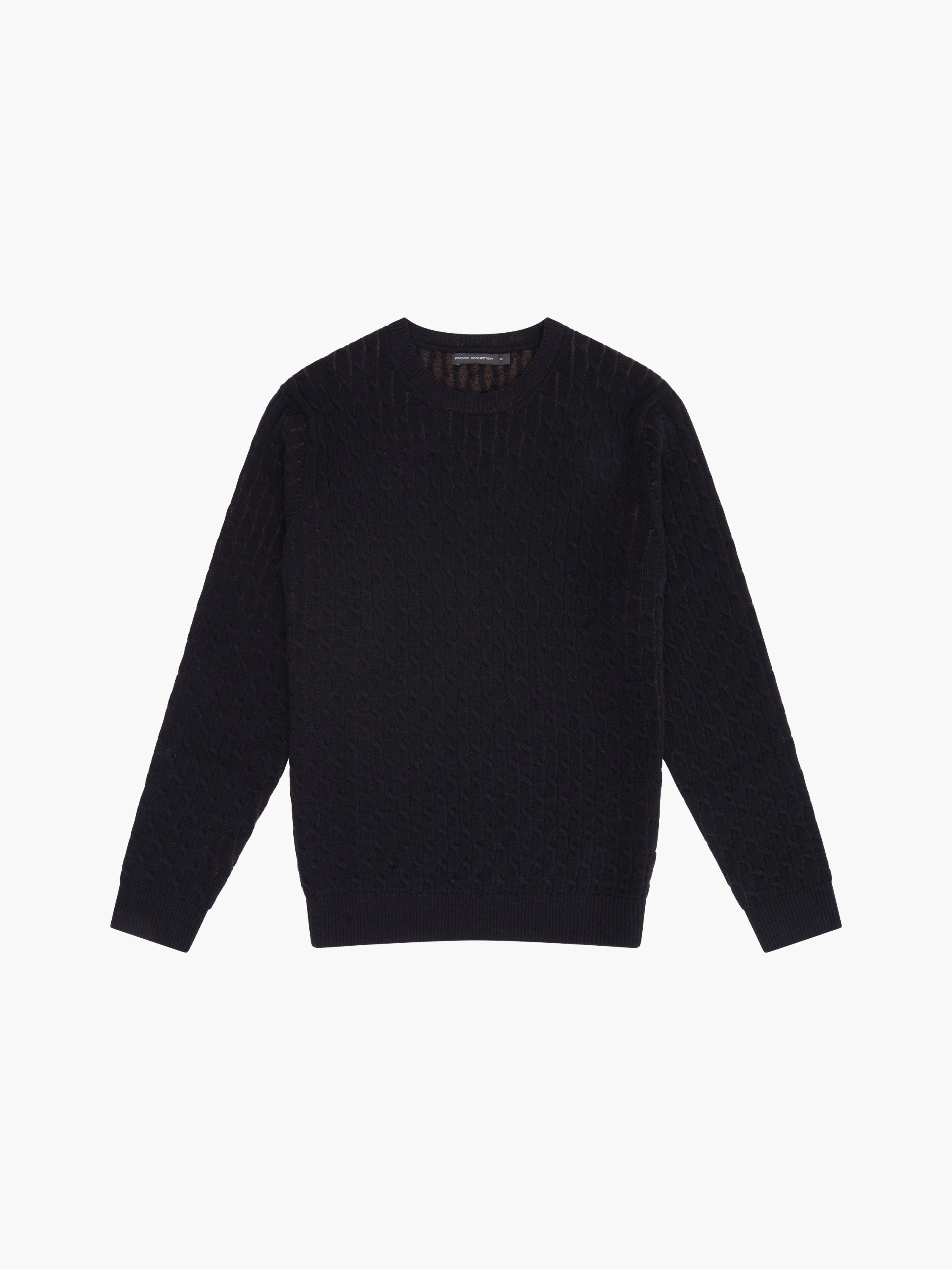 Two Tone Cable Knit Jumper