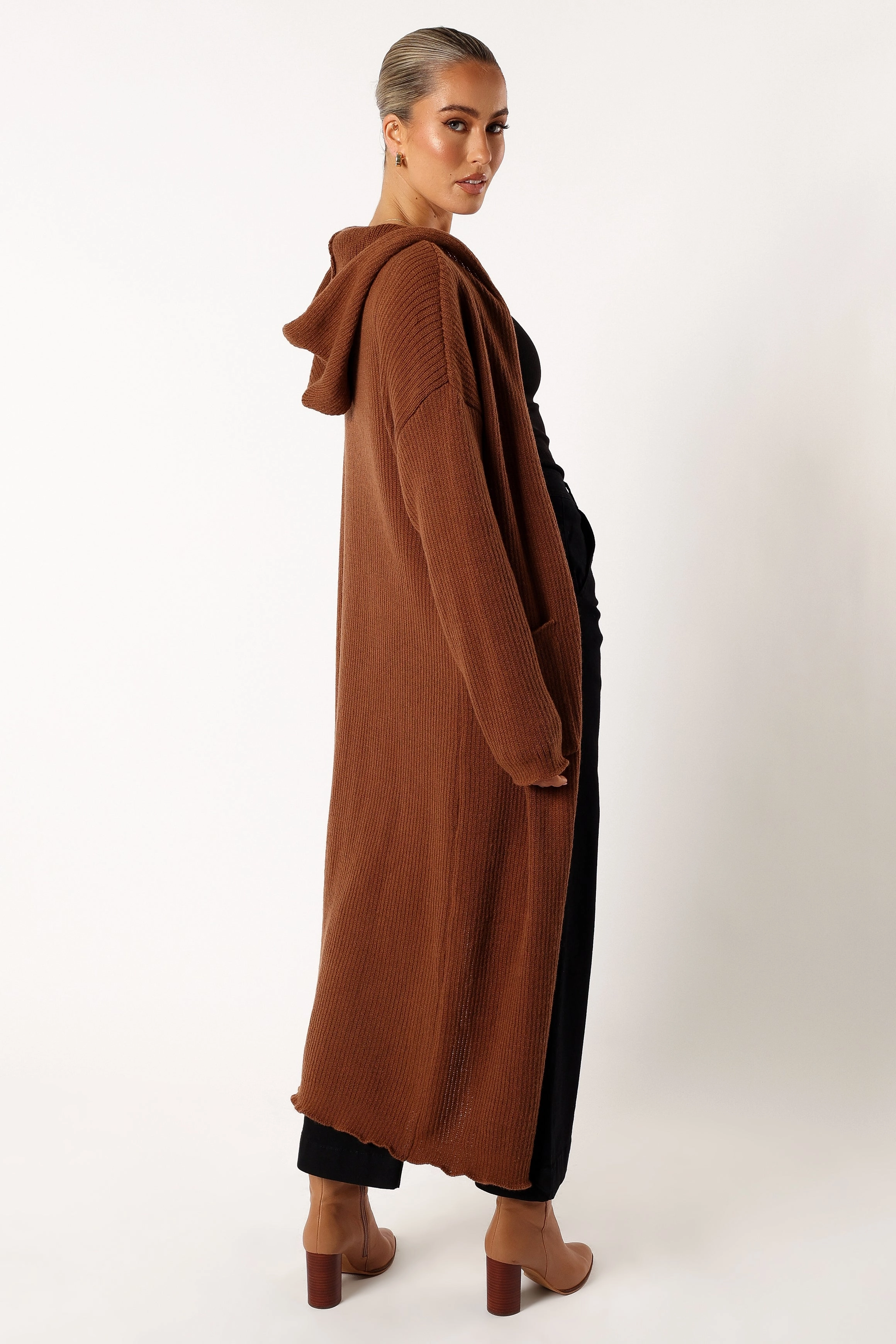 Valery Long Cardigan - Camel