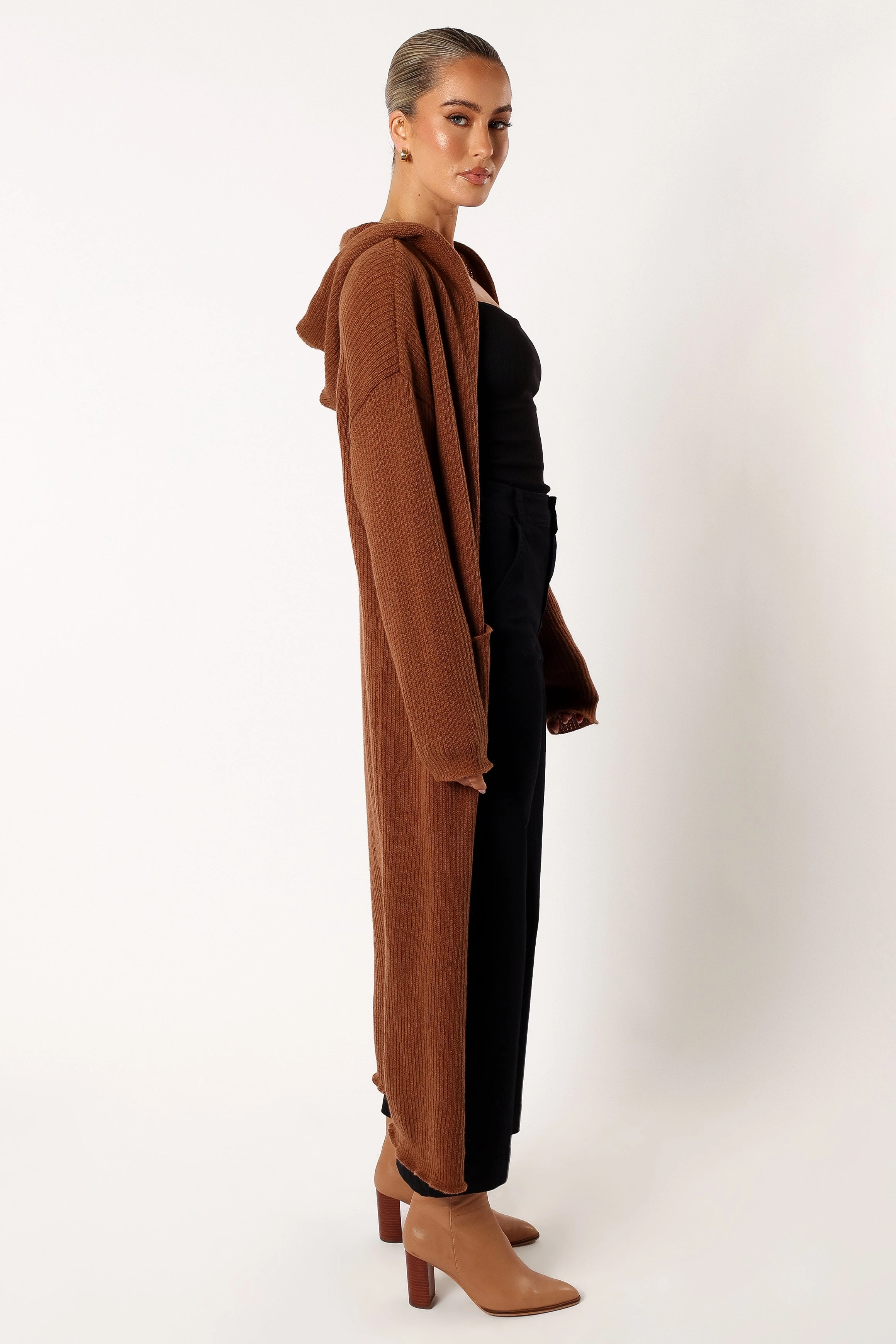 Valery Long Cardigan - Camel