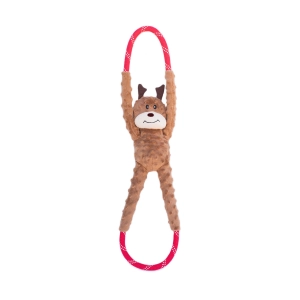Zippy Paws Reindeer RopeTugz Dog Toy